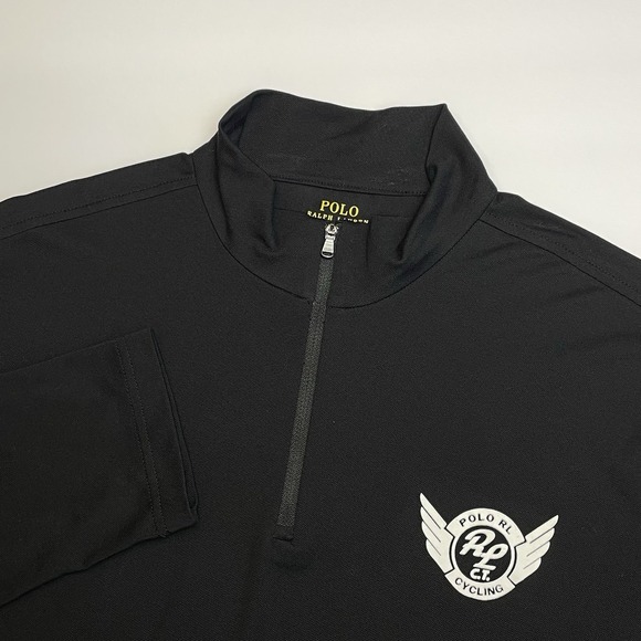 Polo Ralph Lauren Other - Polo Ralph Lauren Inter-Boro Cycle Series 1/4 Zip Shirt Sz XXL Black Long Sleeve